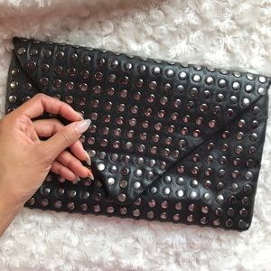 Zara Studded Envelope Clutch